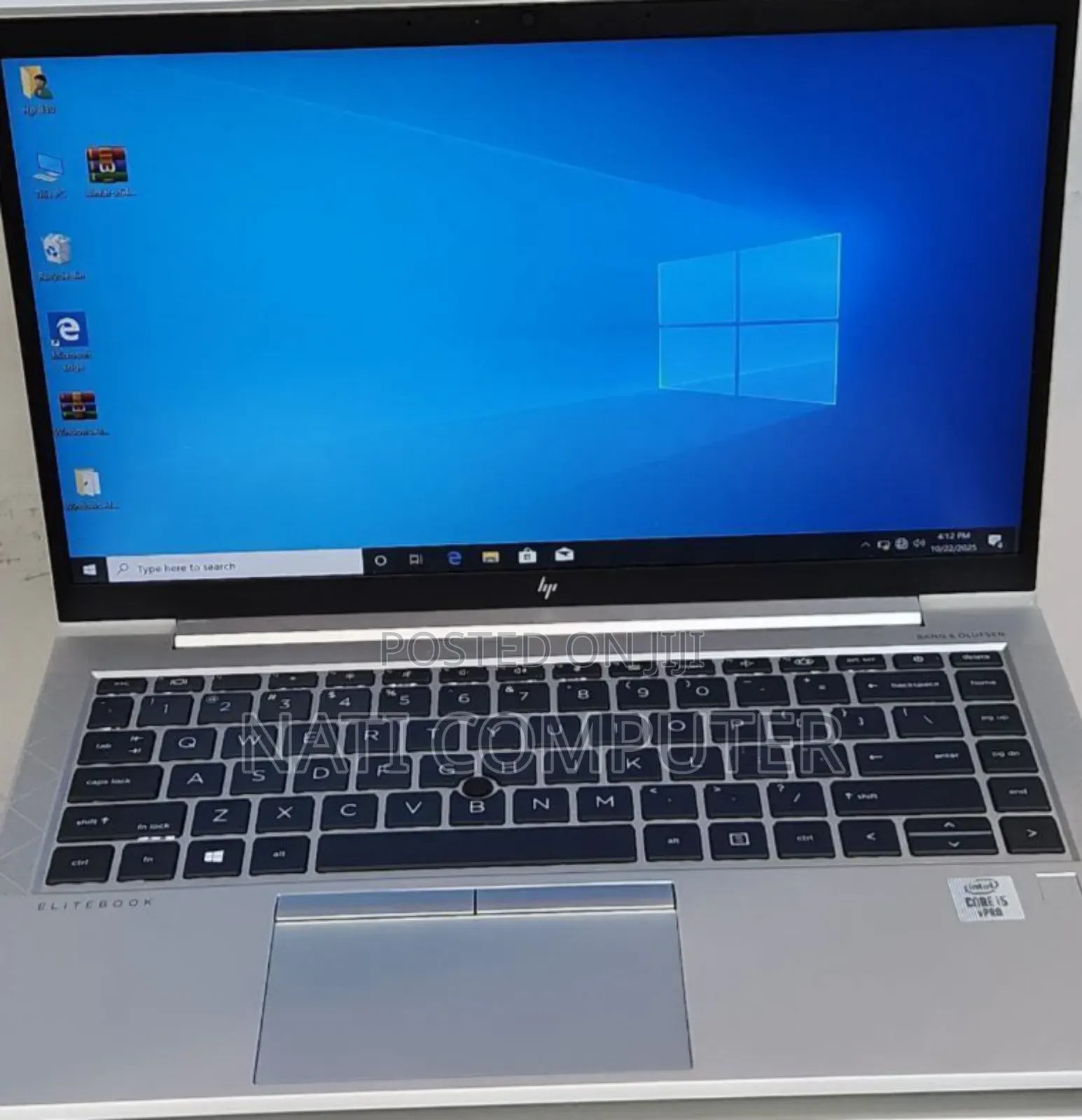 New Laptop HP EliteBook 840 G7 16GB Intel Core I5 SSD 512GB