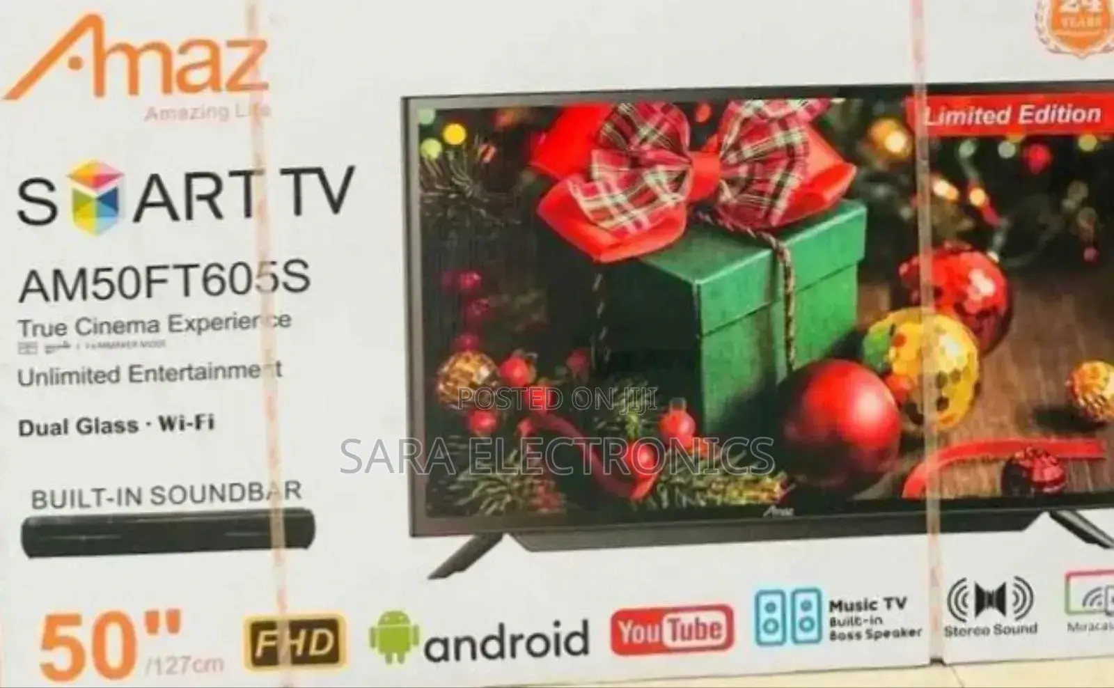 ■Amaz 50" Smart Tv ■□Free Delivery