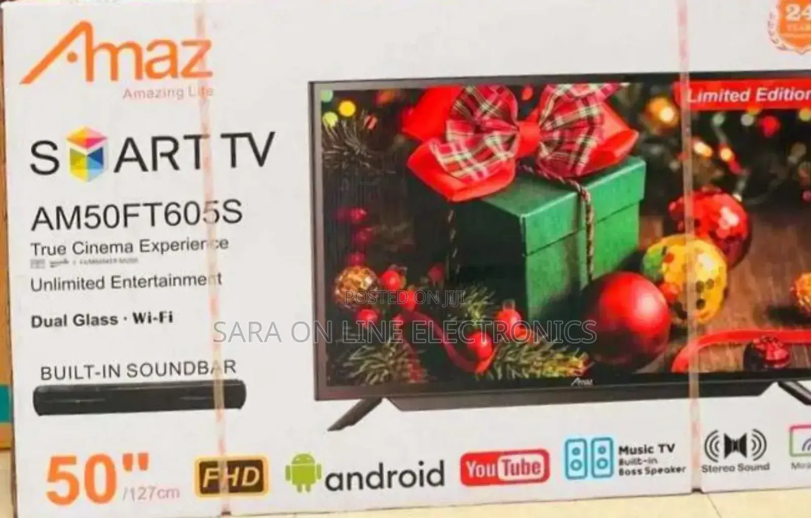 ■Amaz 50" Smart Tv ■□Free Delivery
