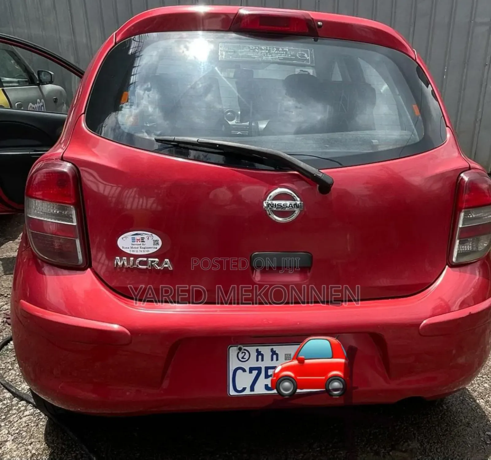 Nissan Micra 2014 Red
