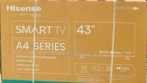€■Hisence 43" 《A4 Saries Smart Tv 》Free Delivery