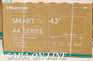 €■Hisence 43" 《A4 Saries Smart Tv 》Free Delivery