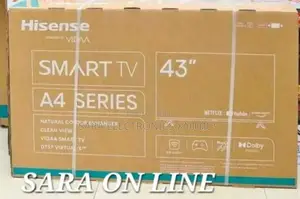 €■Hisence 43" 《A4 Saries Smart Tv 》Free Delivery