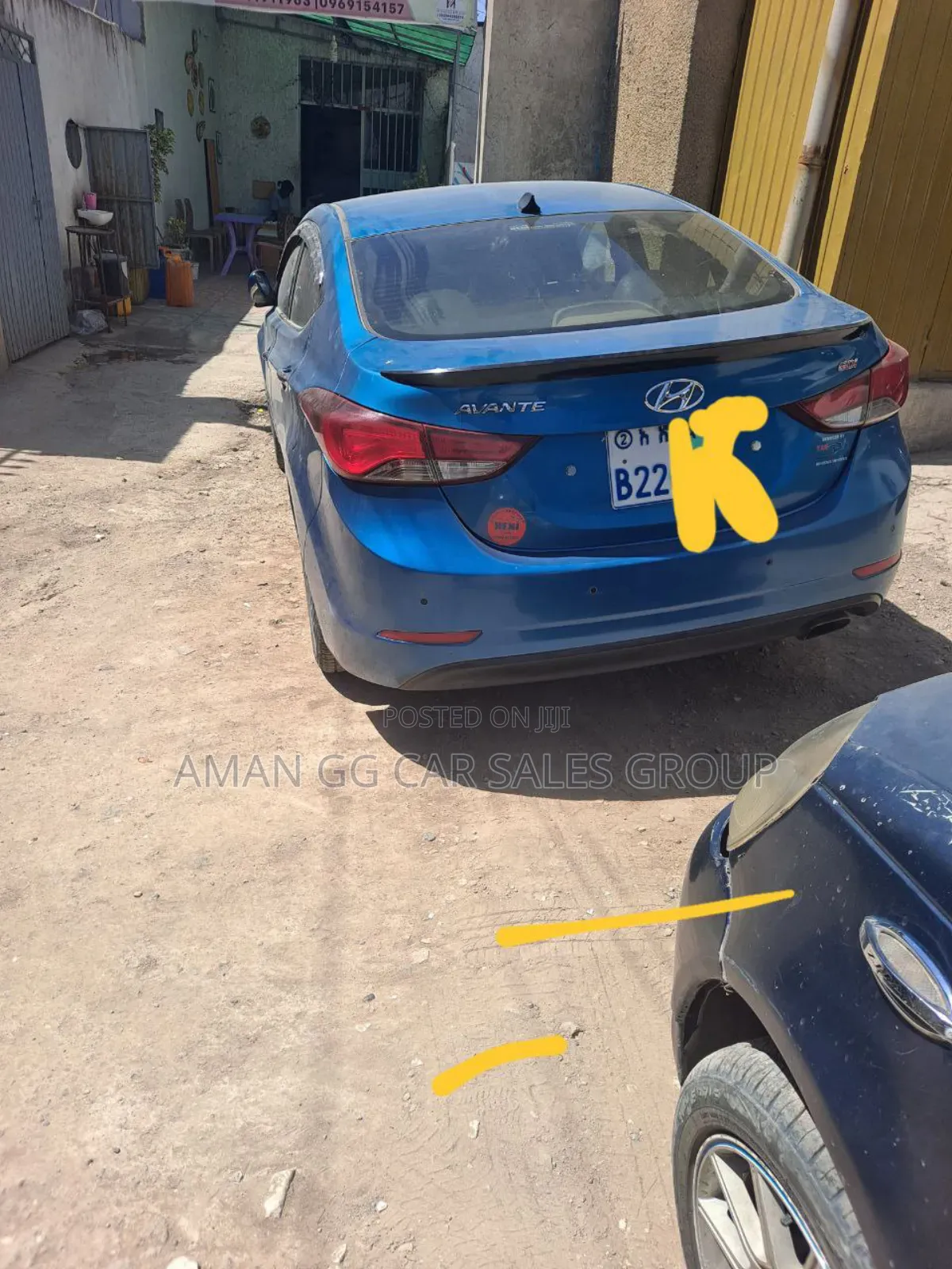 Hyundai Avante 2014 Blue