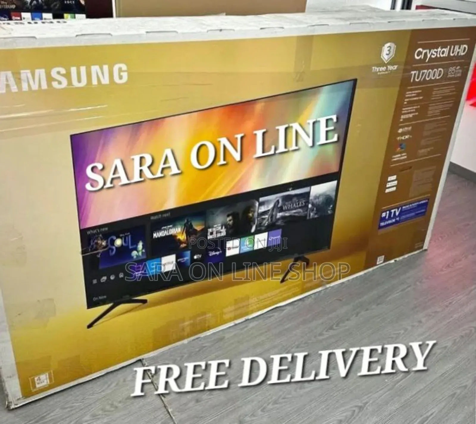 ♧♧ Samsung 85" (Crystal Uhd Tv) ◇◇Free Delivery