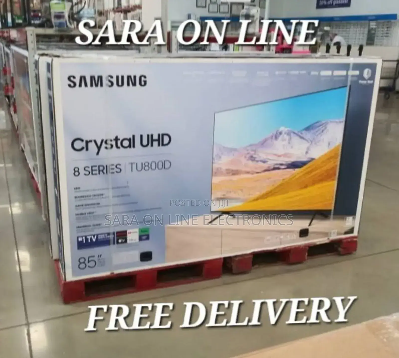 [Samsung 85"] #Crustal Uhd Tv, 10year Warranty €Free Delivery
