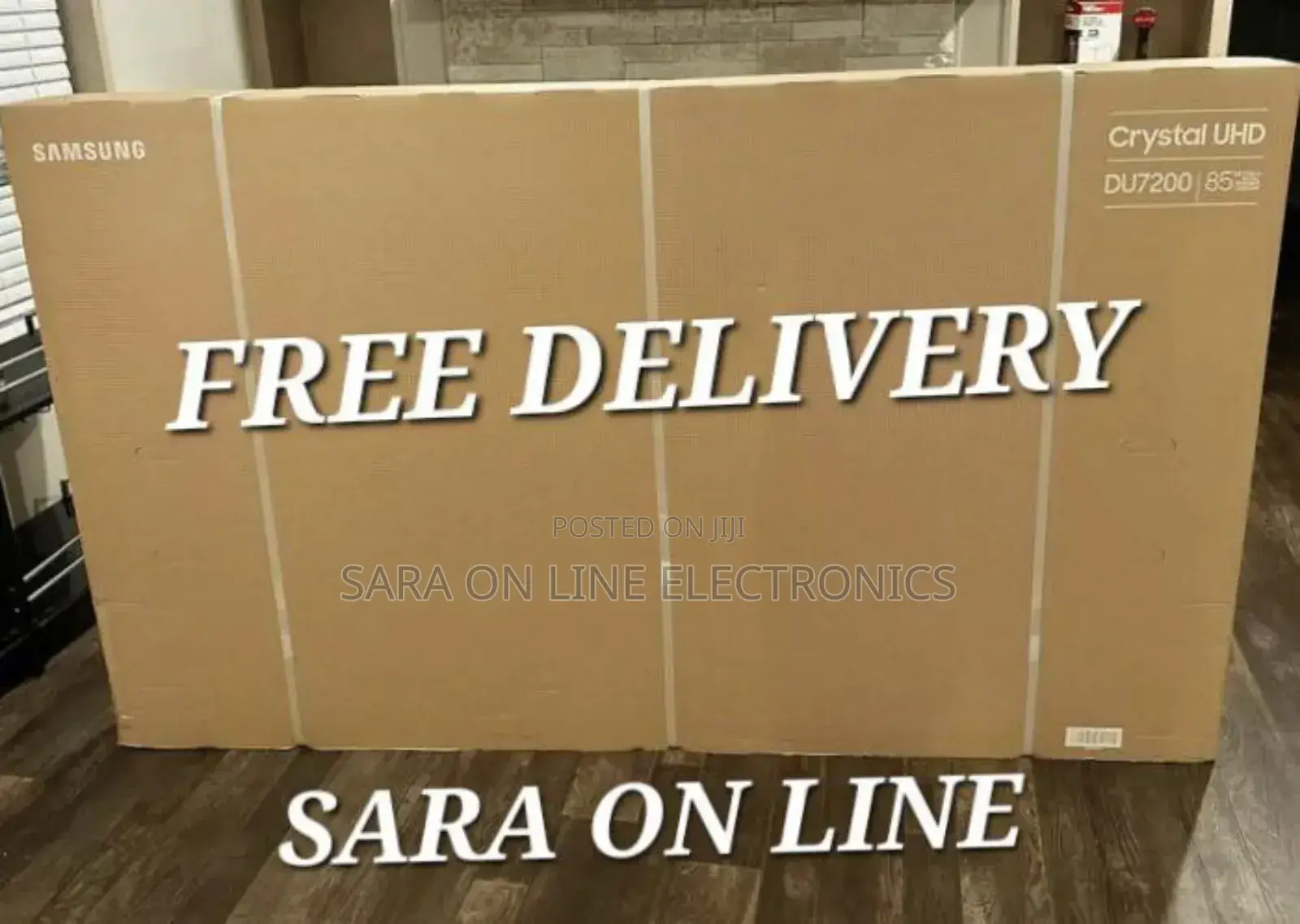 Samsung 85" ♧◇Crustal Uhd Tv■□ Free Delivery