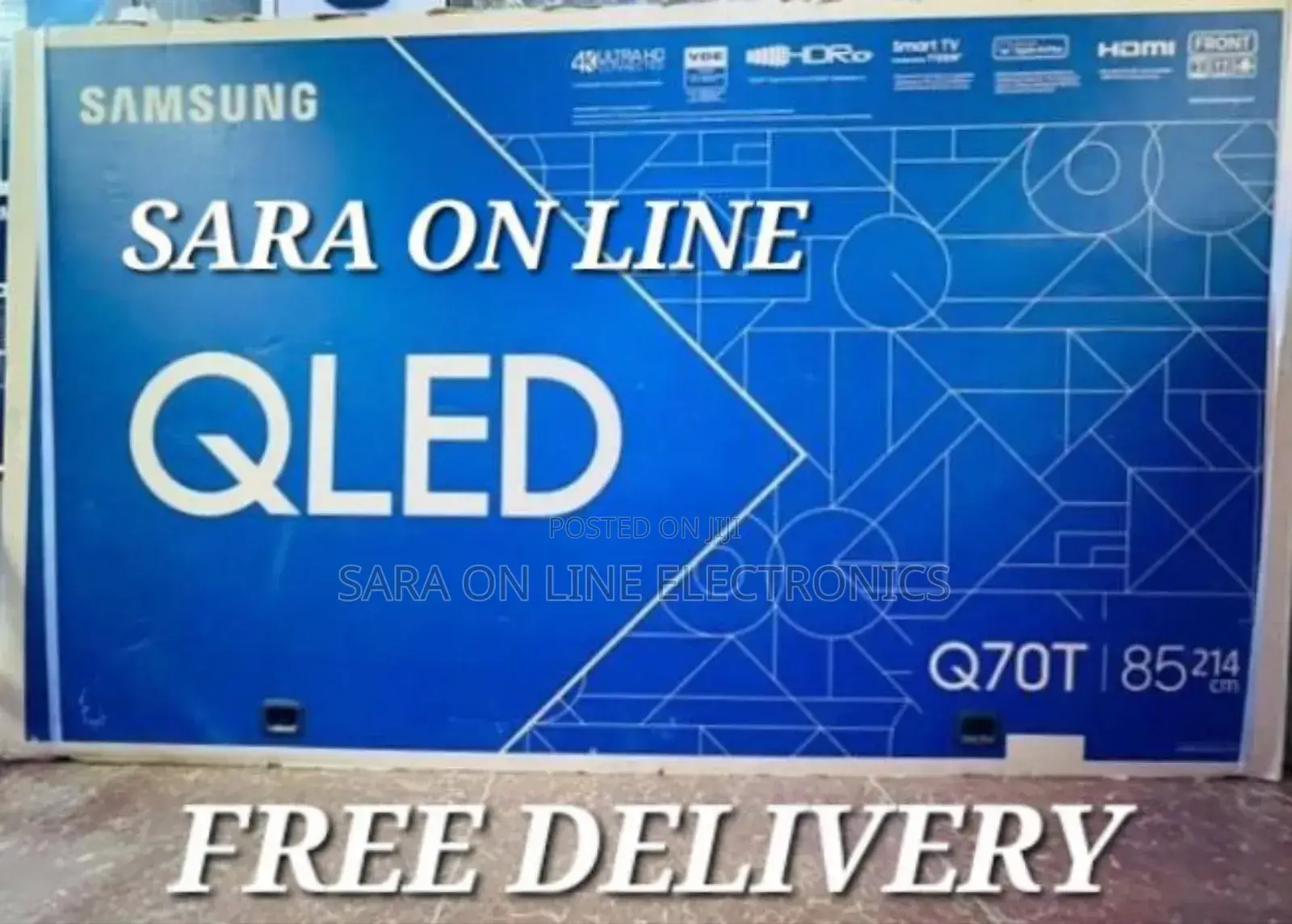 ** Samsung 85" Qled Tv *10year Warranty >>Free Delivery