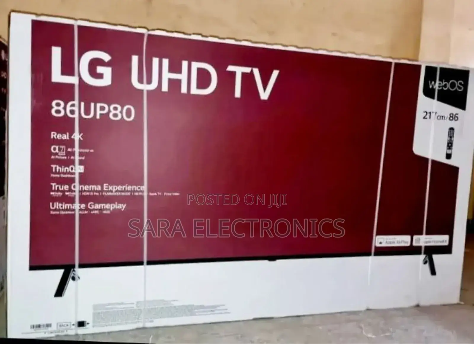 Lg 86" ##Webos Tv ^^Free Delivery >>10year Warranty