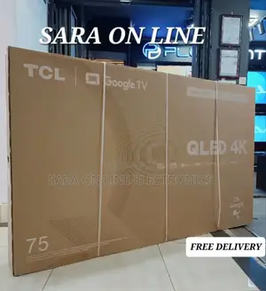 ■♤Tcl 75" [Google Qled Tv] Free Delivery 10year Warranty