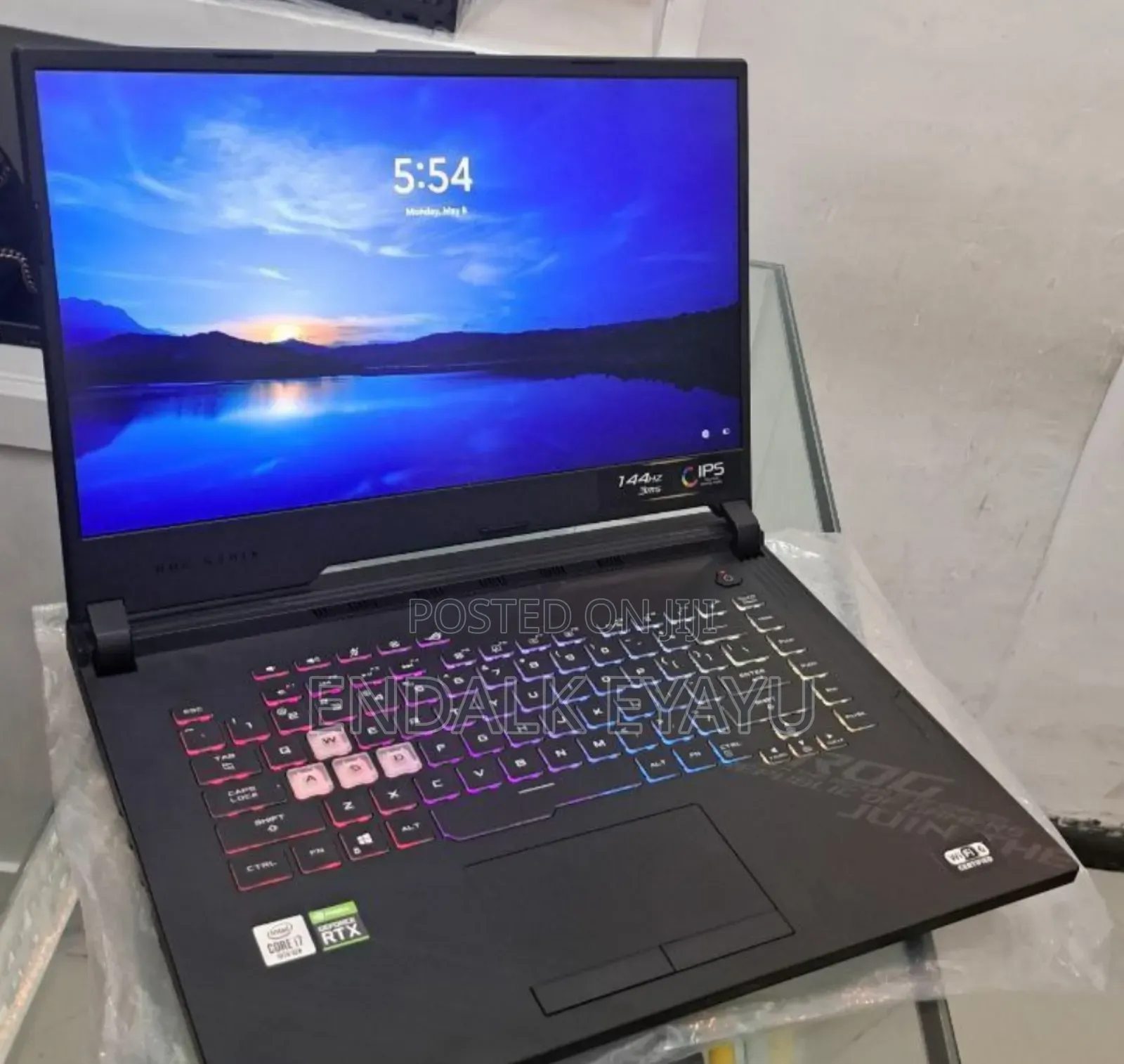 New Laptop Asus ROG Strix G15 16GB Intel Core I7 SSD 512GB