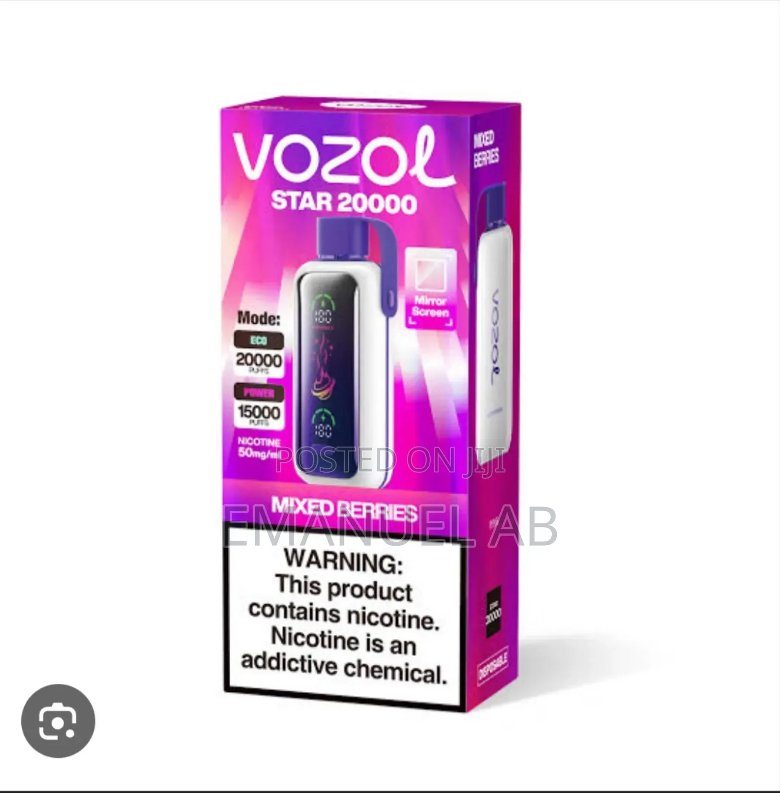 Vozol Star 20,000 Puff