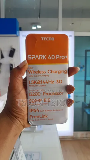 New Tecno Spark 40 Pro+ 256 GB Black