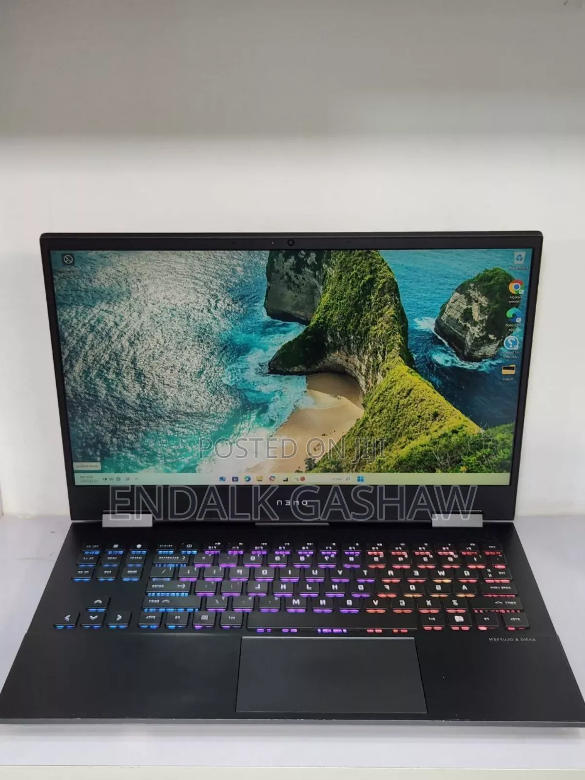 New Laptop HP Omen 15 16GB AMD Ryzen 7 SSD 512GB
