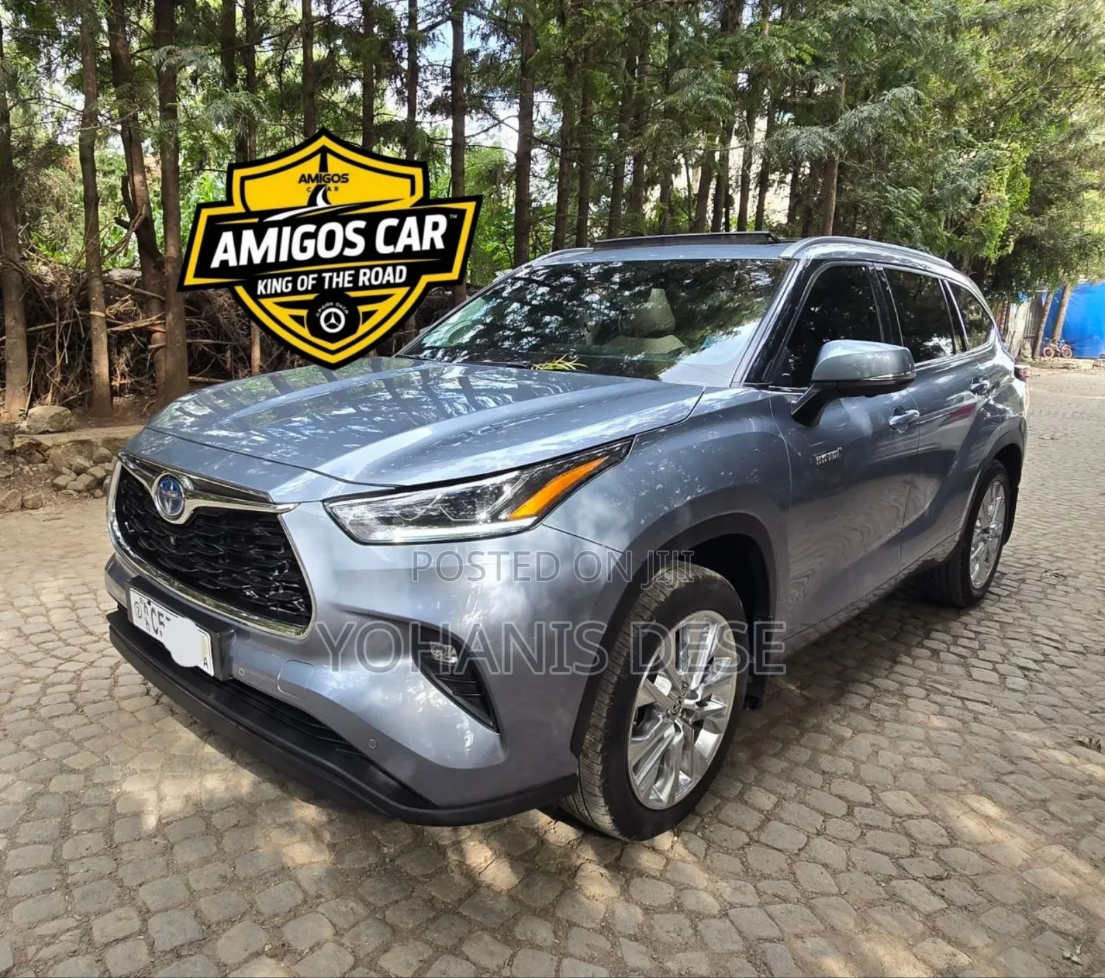 Toyota Highlander Hybrid 2024 Blue