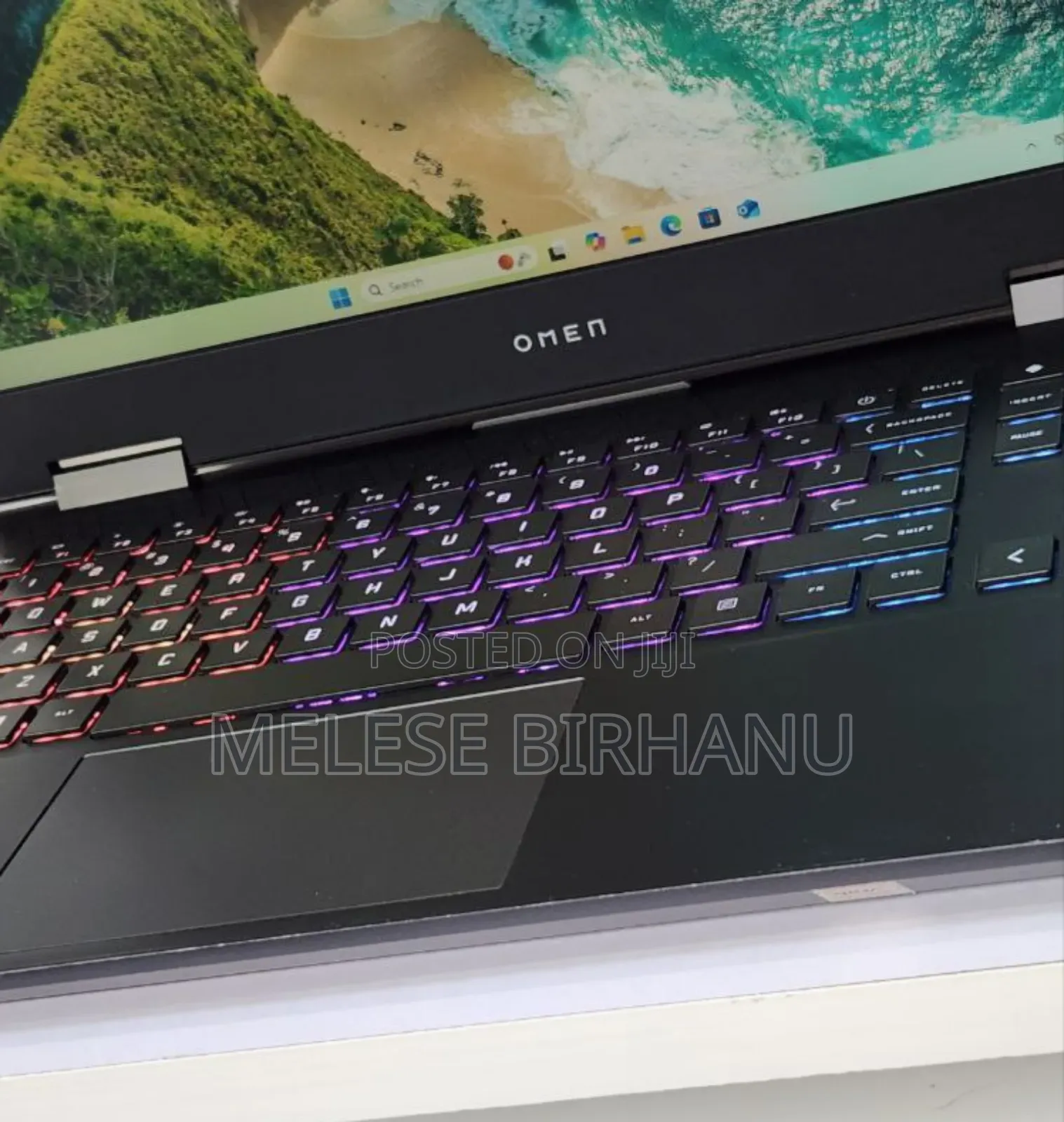 New Laptop HP Omen 15 16GB AMD Ryzen 7 SSD 512GB