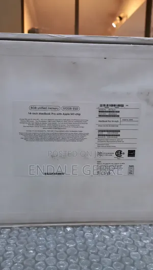 New Laptop Apple MacBook Pro 2023 M3 14-Inch 8GB Apple M3 SSD 512GB