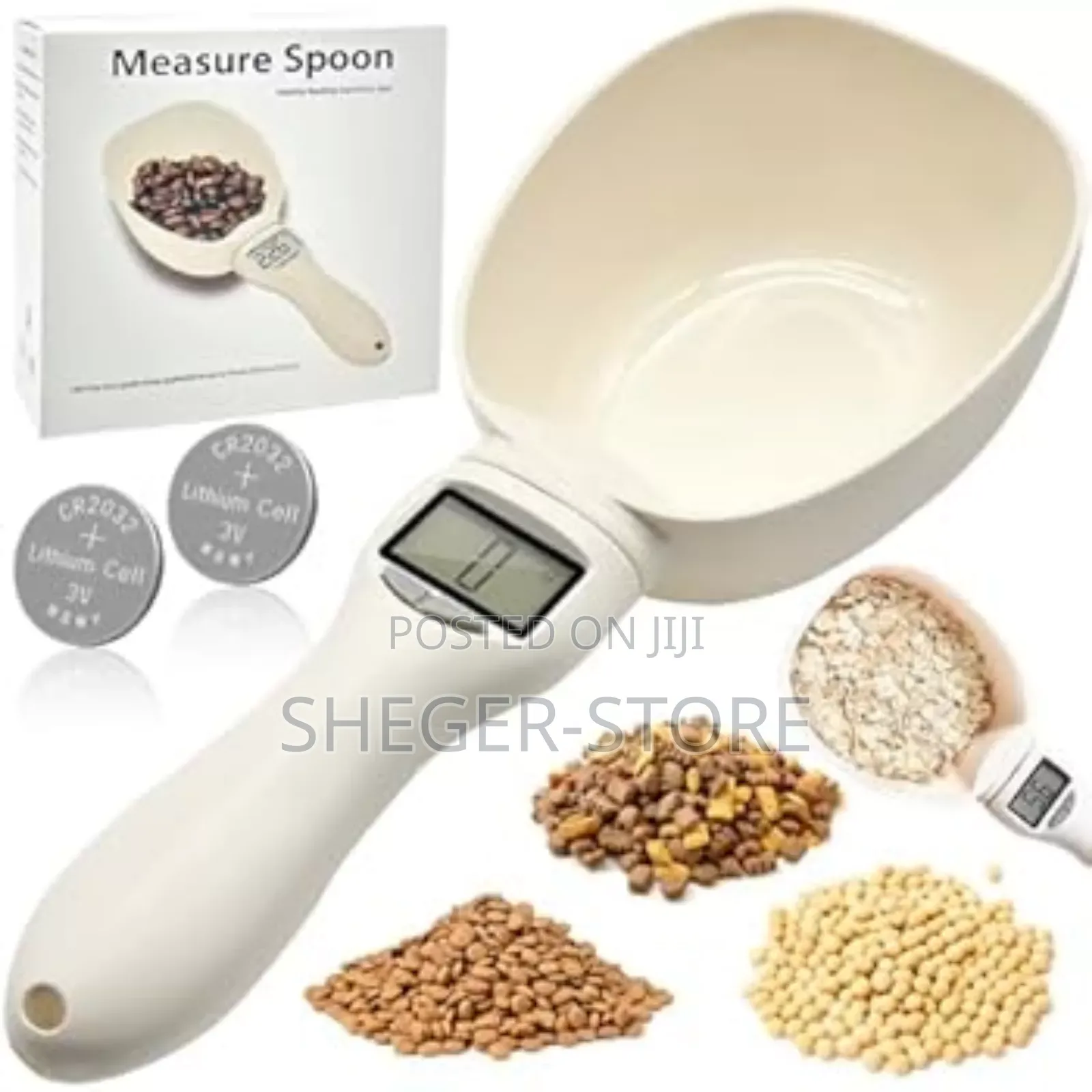 Digital Measuring High Class Spoon ( ሚዛን ያለው መቆንጠሪያ ማንኪያ )