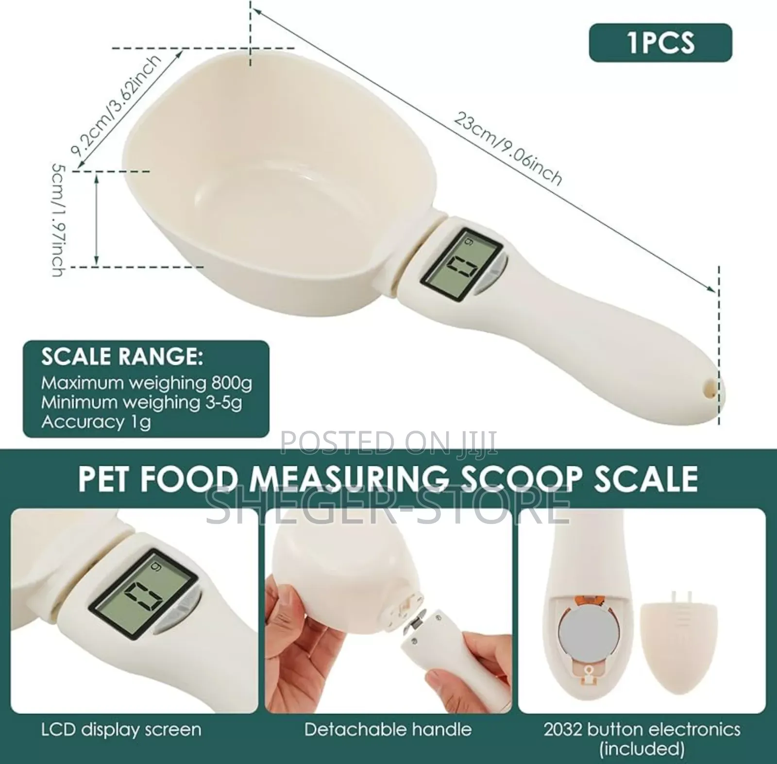 Digital Measuring High Class Spoon ( ሚዛን ያለው መቆንጠሪያ ማንኪያ )