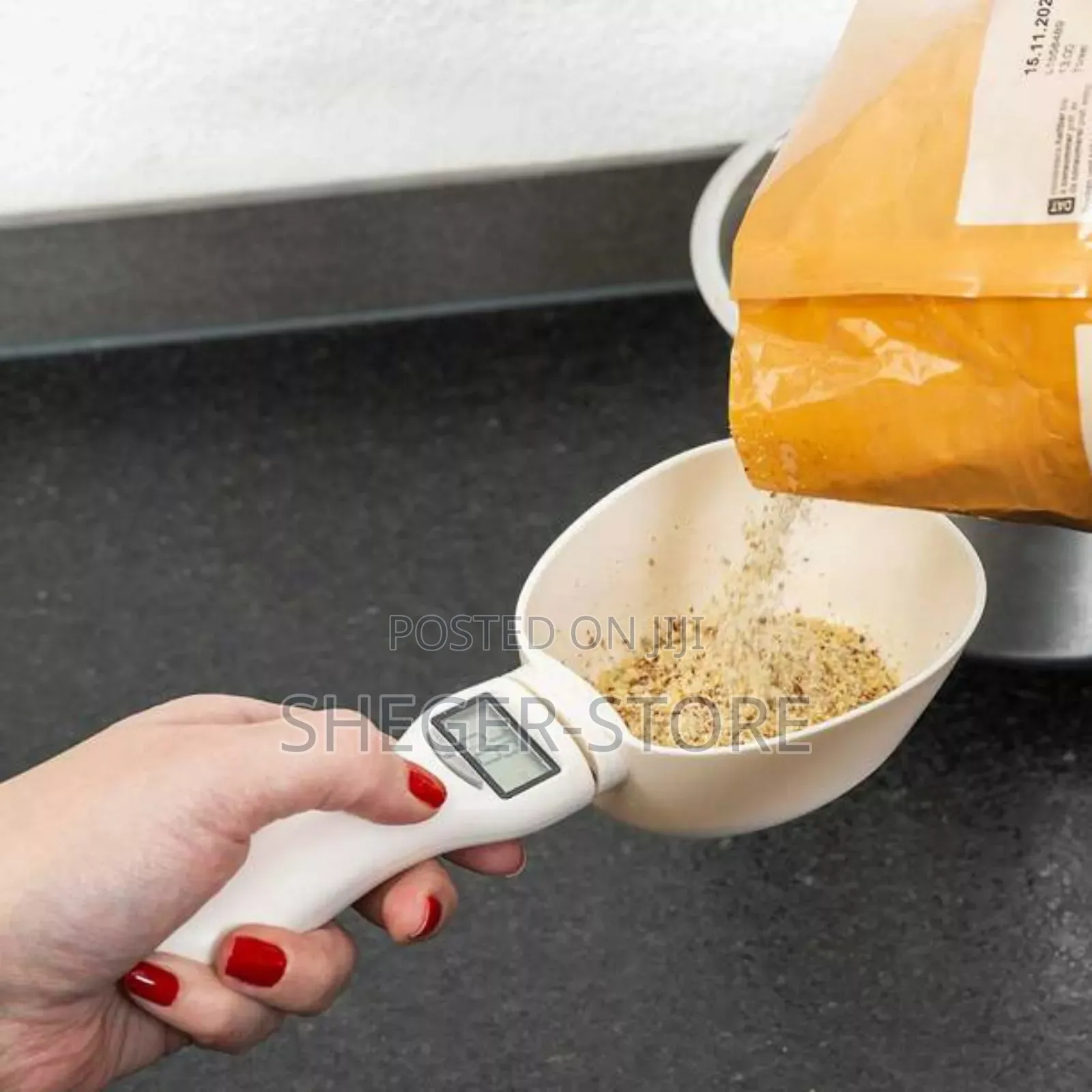 Digital Measuring High Class Spoon ( ሚዛን ያለው መቆንጠሪያ ማንኪያ )