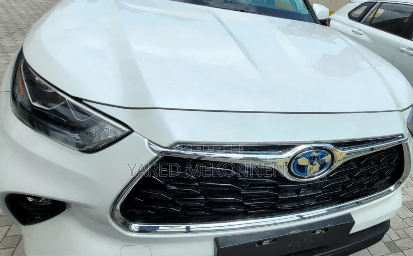New Toyota Highlander Hybrid 2025 White