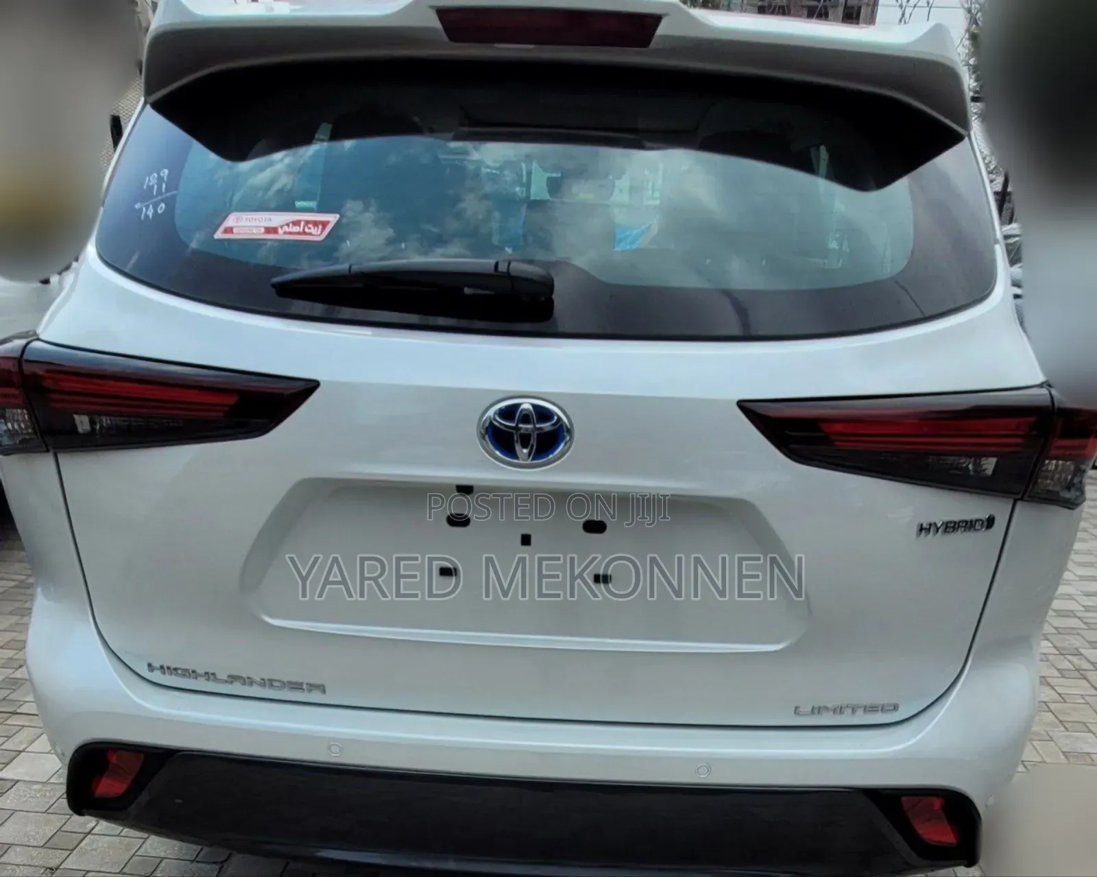 New Toyota Highlander Hybrid 2025 White