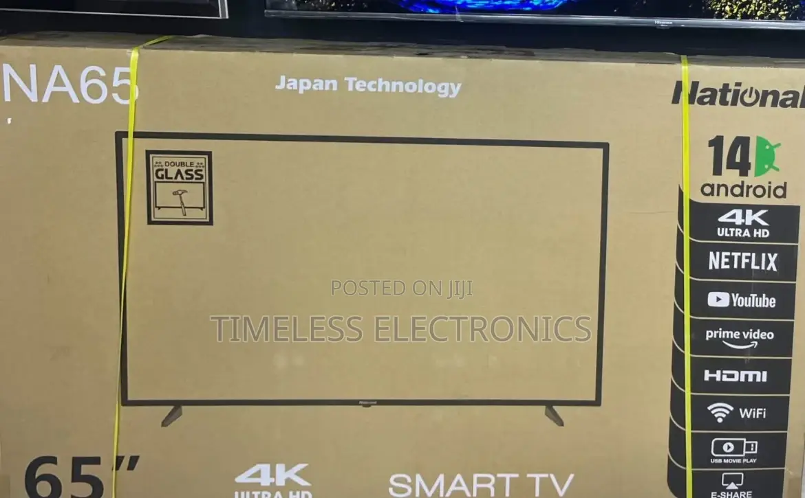 National 65” Smart Android Tv – Ultra Hd Experience!