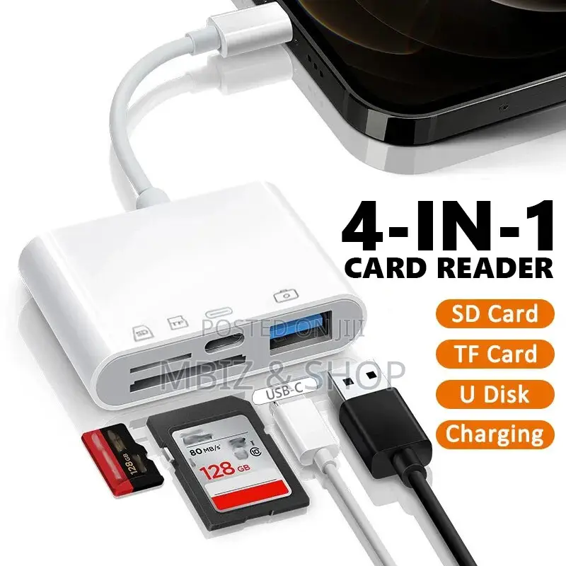 4in1 Lighting Otg Card Reader