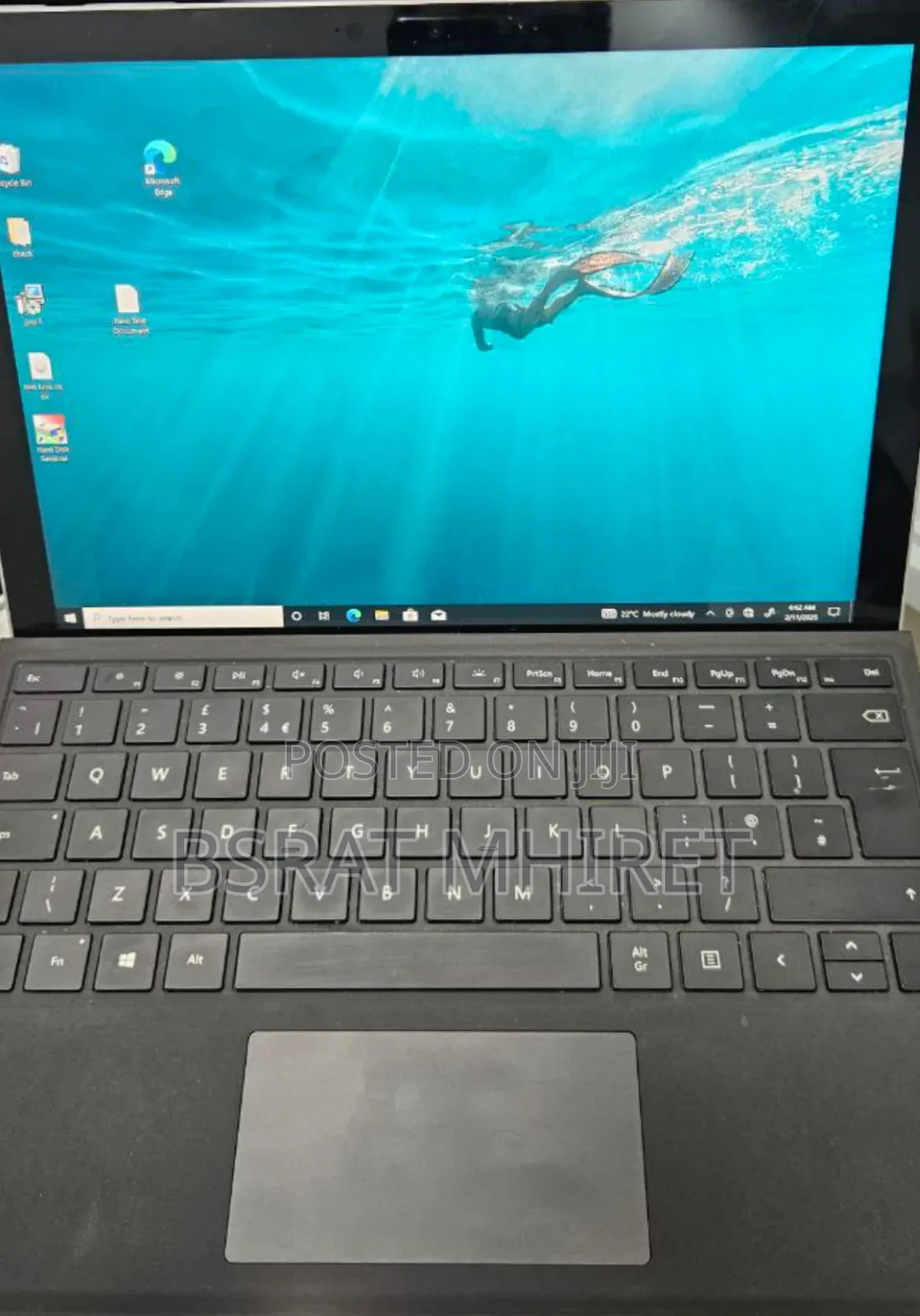 New Laptop Microsoft Surface Pro 7 16GB Intel Core I7 SSD 256GB