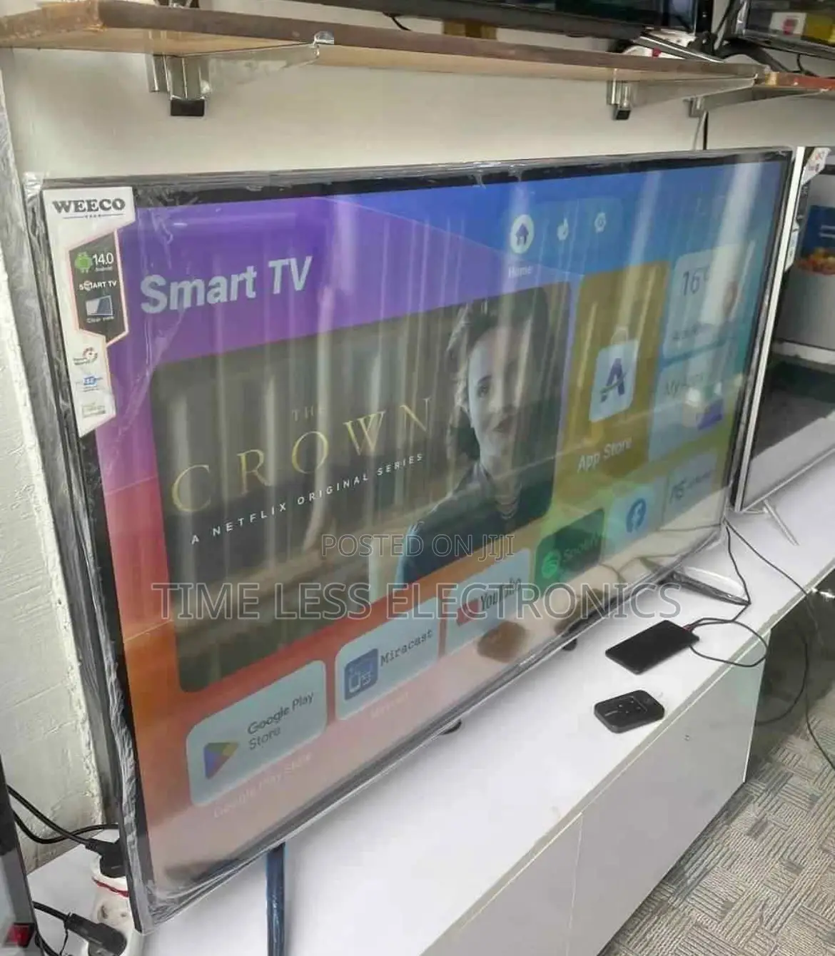  Wecco 55” Smart Tv – Uhd, Android 14, 2025 Model