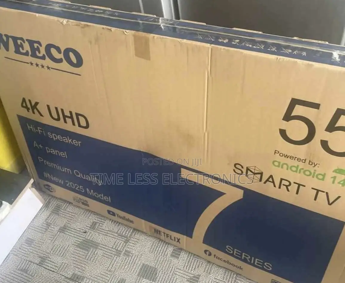  Wecco 55” Smart Tv – Uhd, Android 14, 2025 Model