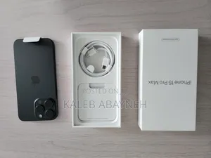 Photo - New Apple iPhone 15 Pro Max 512 GB Black