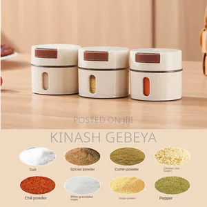 6pcs Wall Mounted Kitchen Seasoning Box
