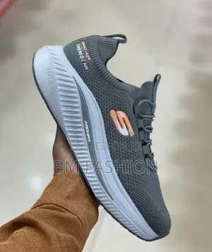 Photo - Skechers Quality Comfortable Gray Sneakers for Sports and Any Occasion