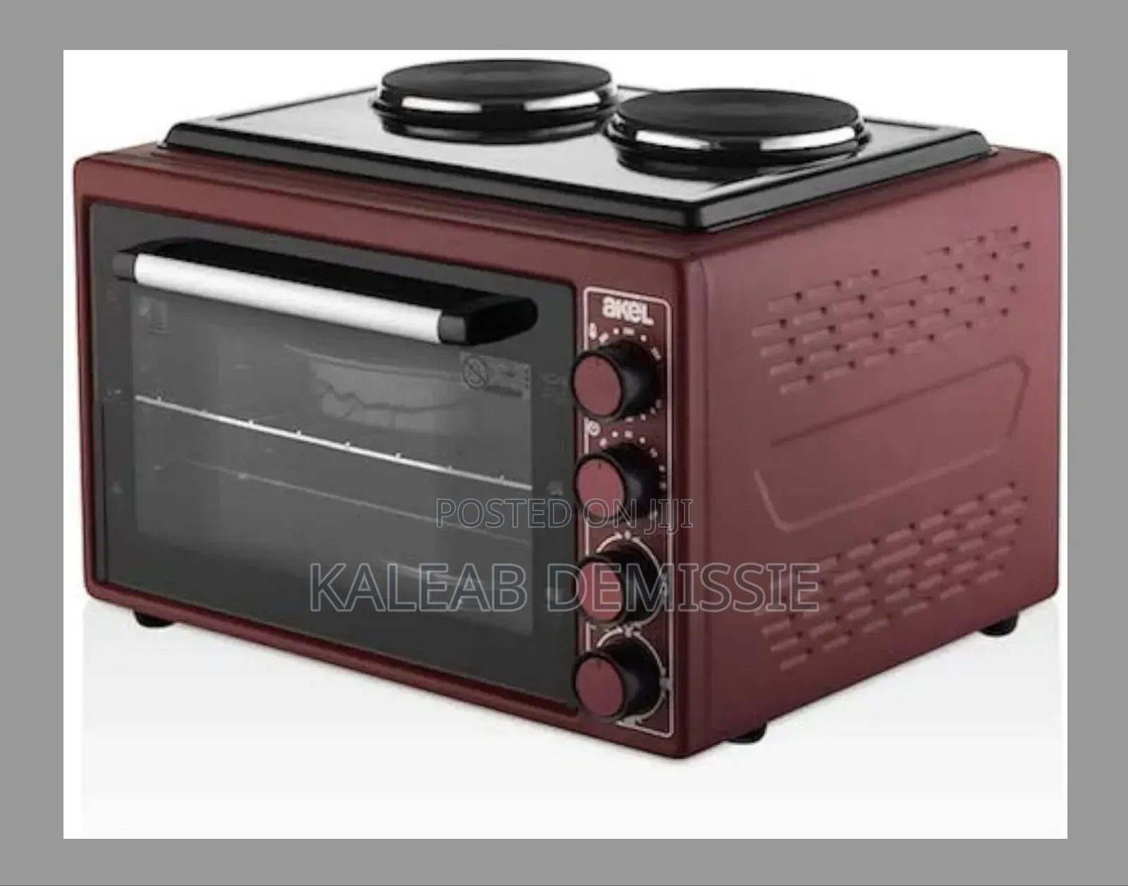 Akel Oven With Double Hot Plate Stove
