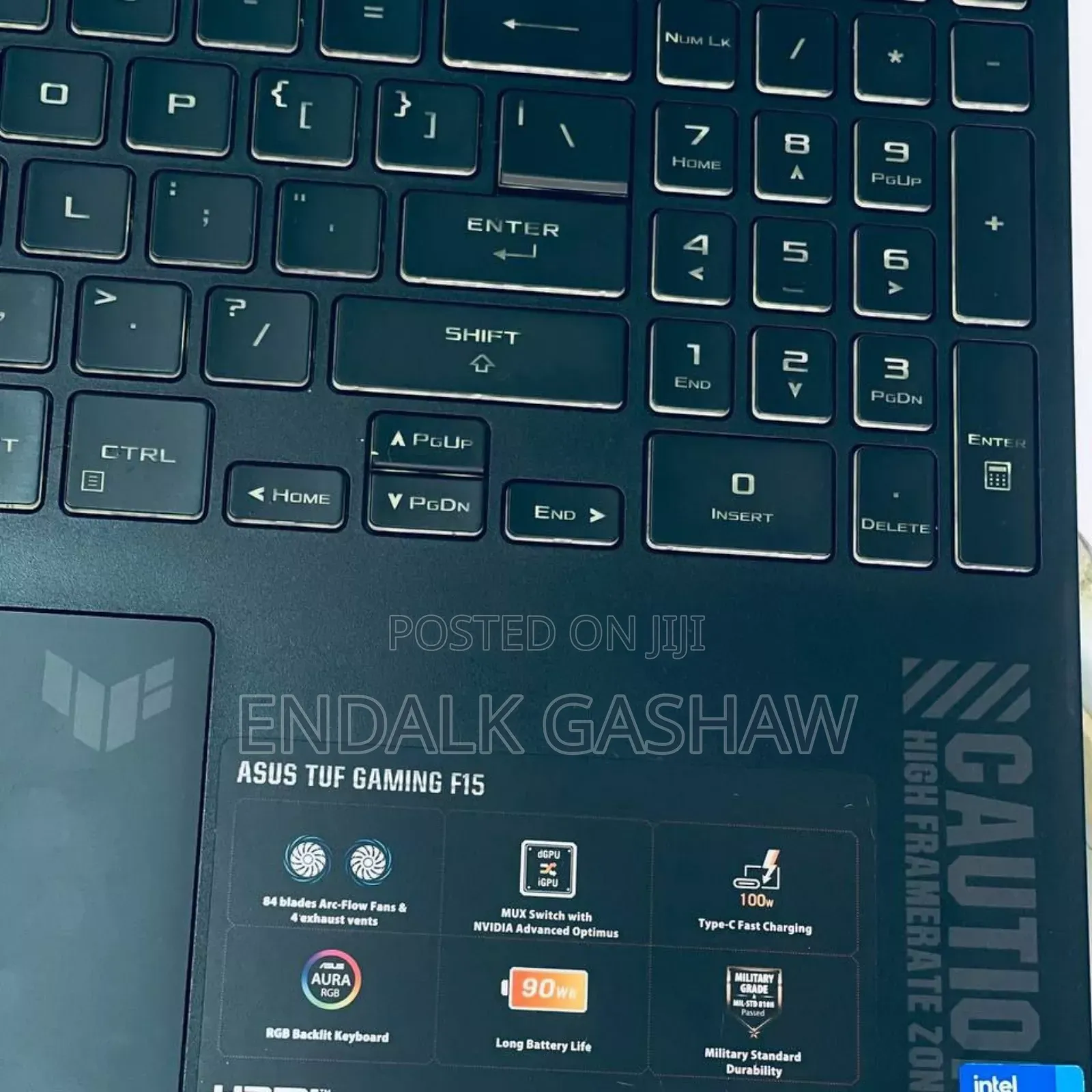 New Laptop Asus TUF Gaming A15 16GB Intel Core I7 SSD 512GB