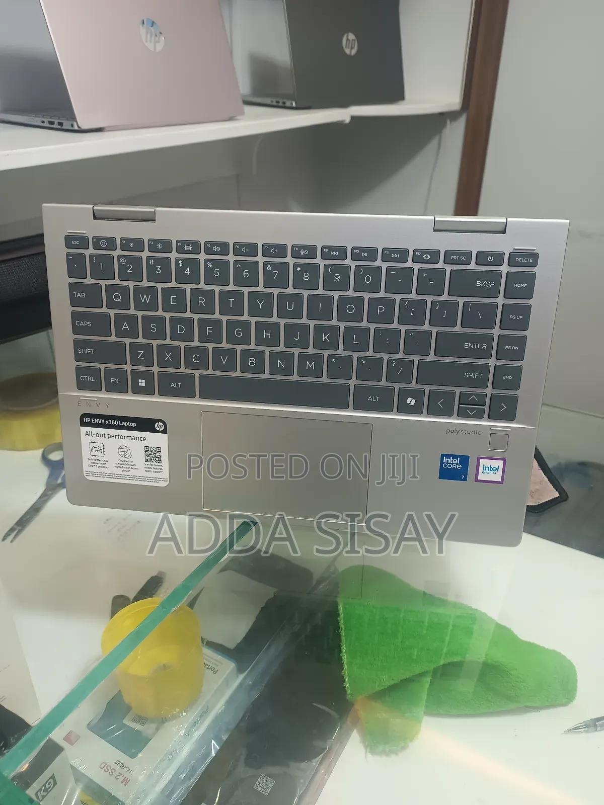 New Laptop HP Envy X360 16GB Intel Core 7 SSD 512GB