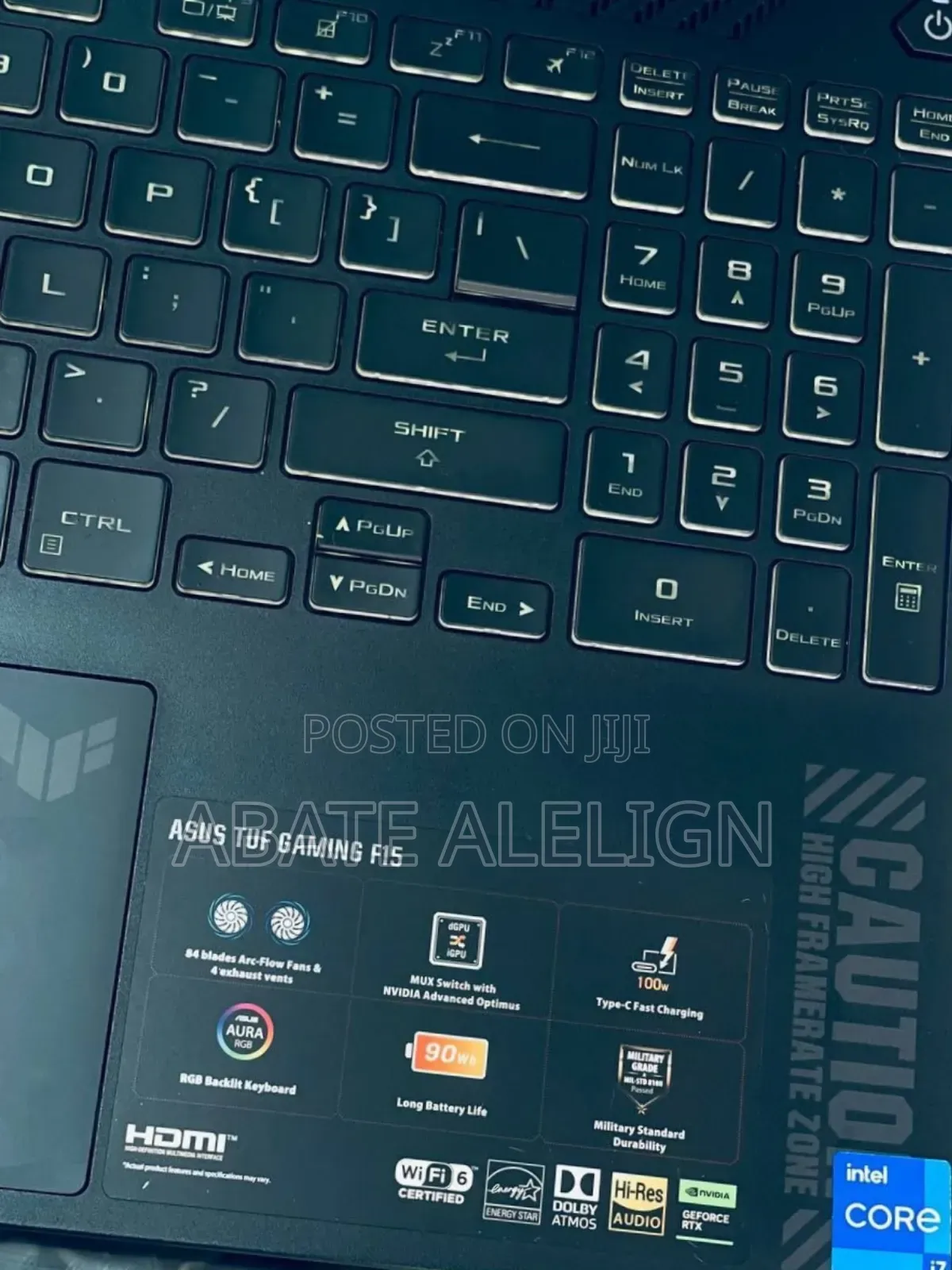 New Laptop Asus TUF Gaming A15 16GB Intel Core I7 SSD 512GB