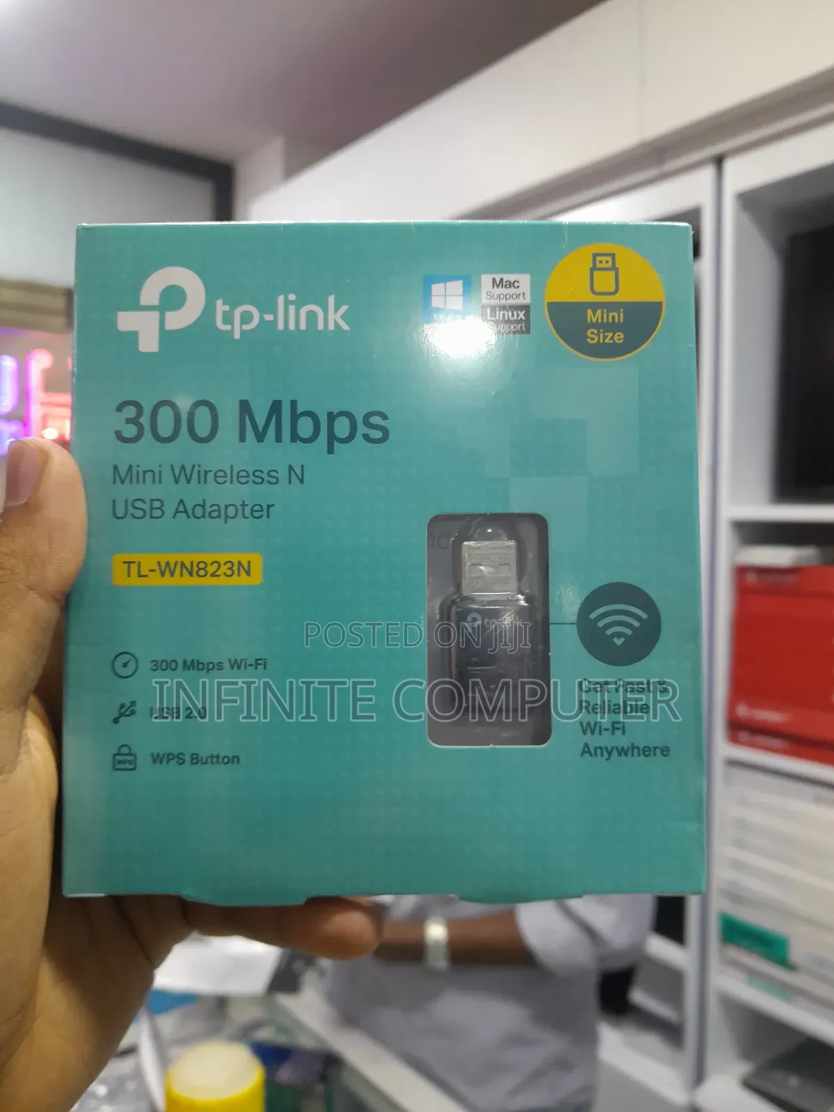 Tp-Link Tl-Wn823n 300mbps Mini Wireless N Usb Adapter.