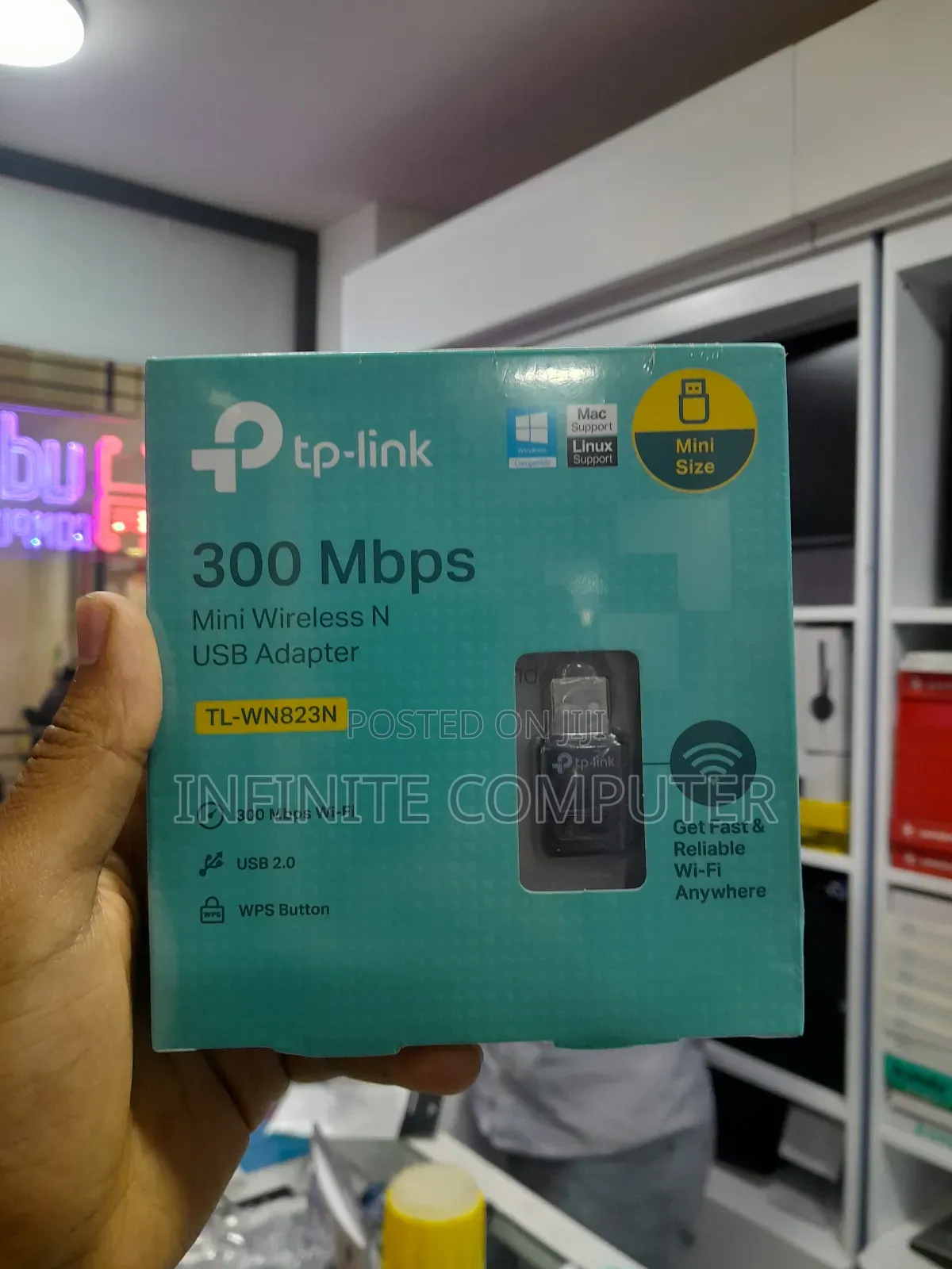 Tp-Link Tl-Wn823n 300mbps Mini Wireless N Usb Adapter.