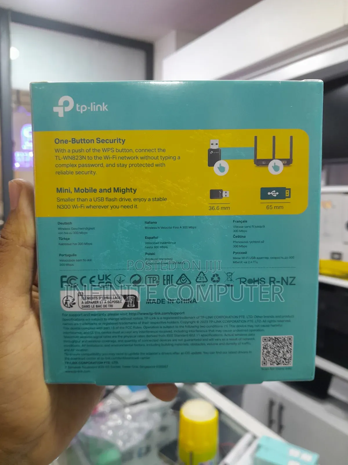 Tp-Link Tl-Wn823n 300mbps Mini Wireless N Usb Adapter.