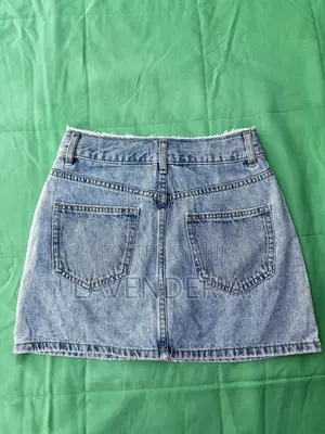 Jeans Mini-skirt And Nfl Crop Jersey