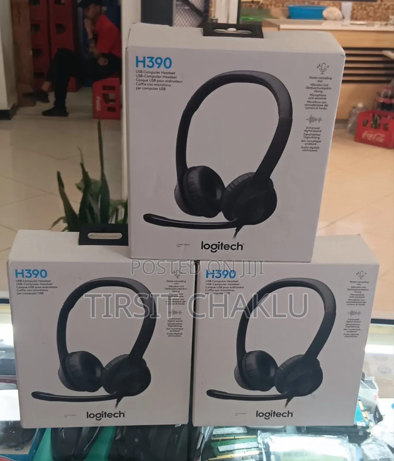 Brand New Packed Logitech H390 Headset