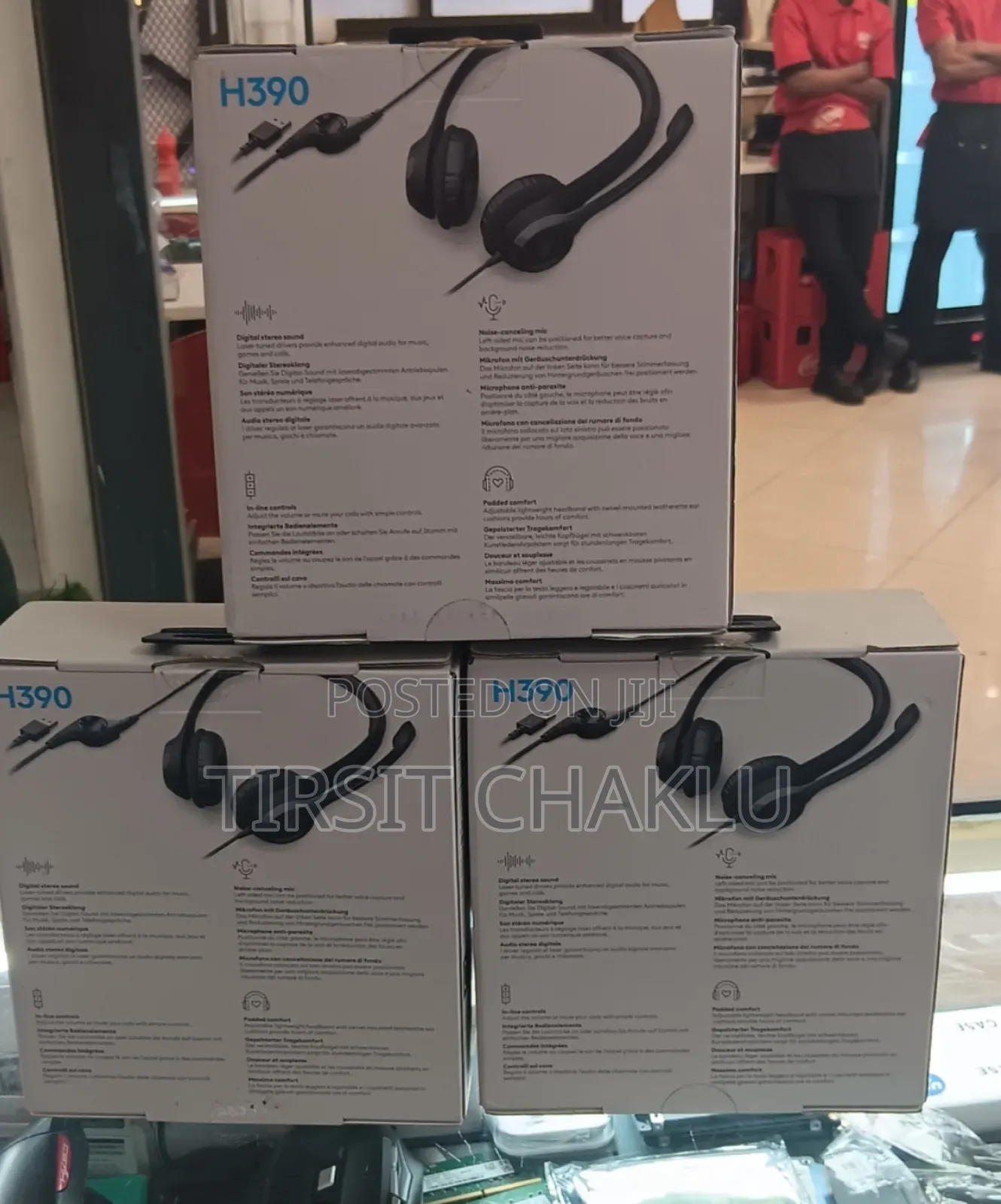 Brand New Packed Logitech H390 Headset