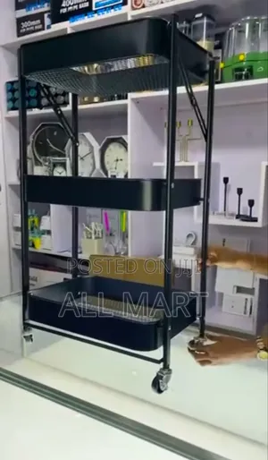 Utility Storage Cart,Black