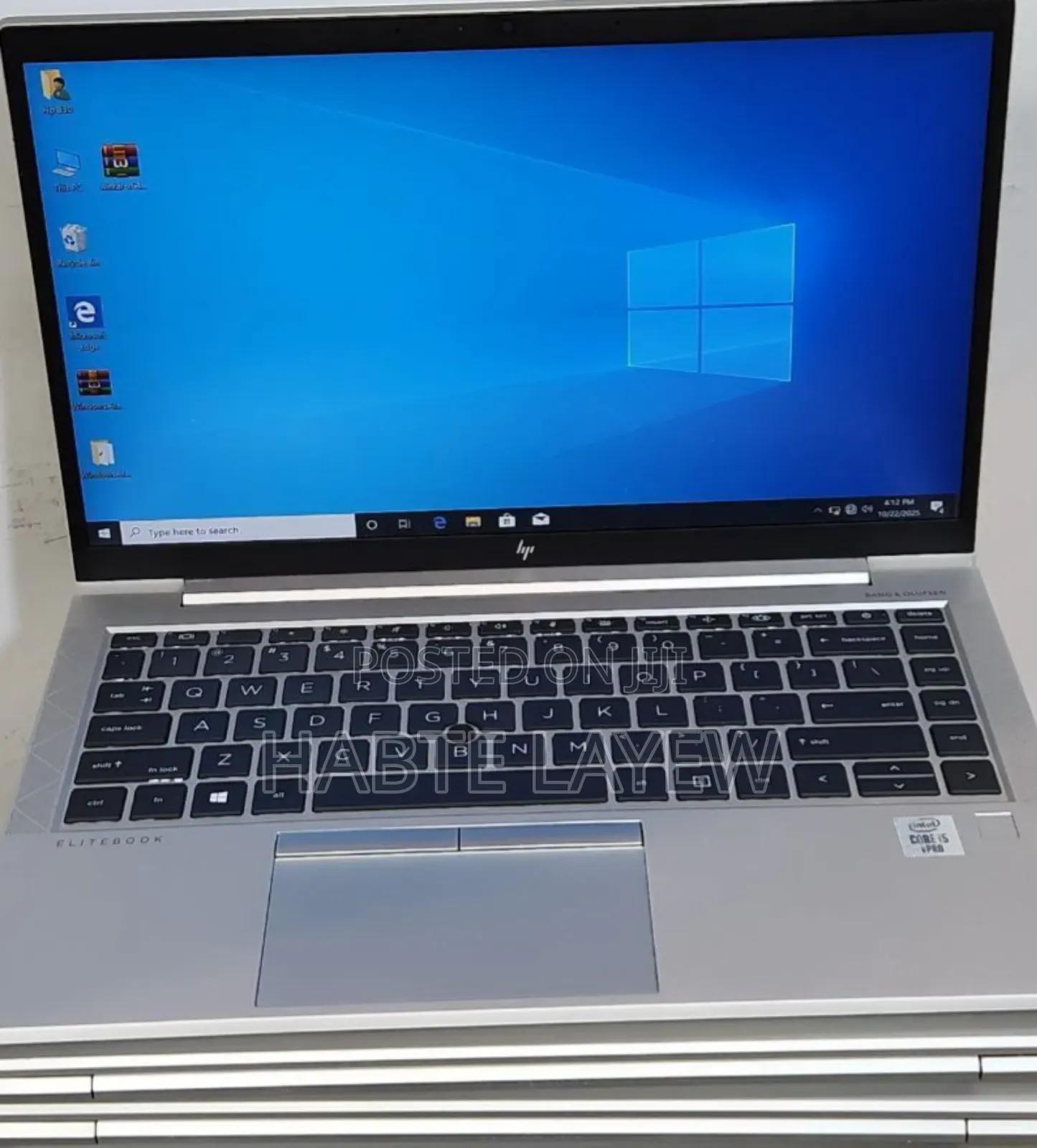New Laptop HP EliteBook 840 G7 16GB Intel Core I5 SSD 512GB