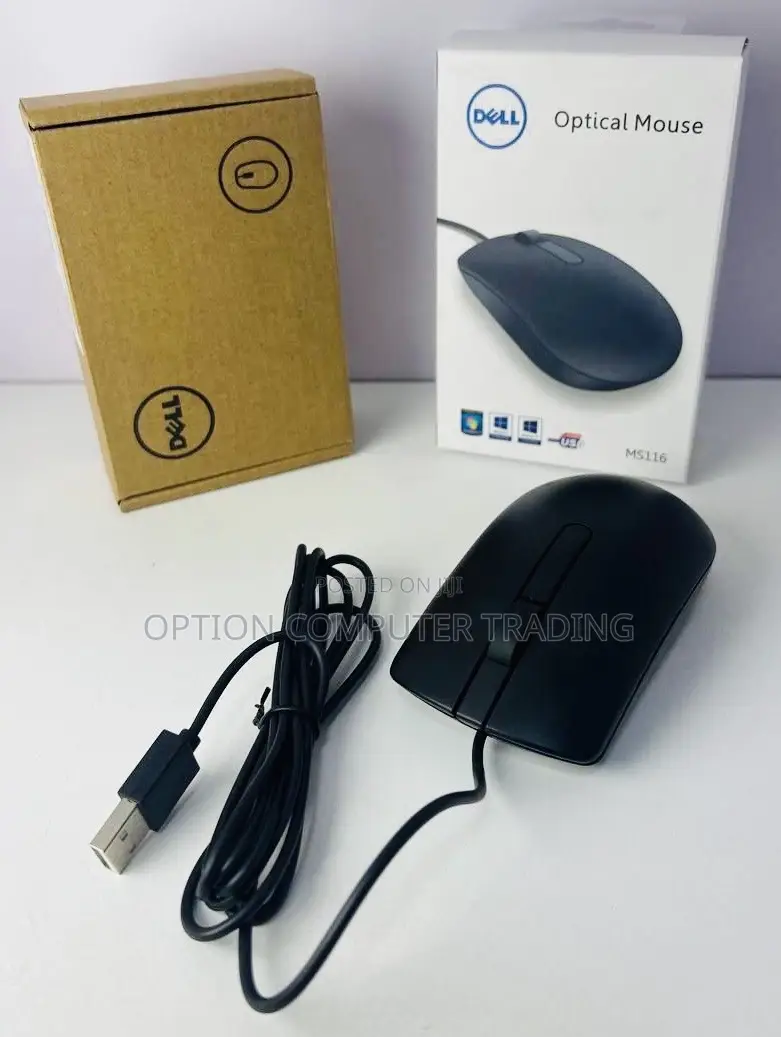 Dell Ms116 Wired Optical Mouse