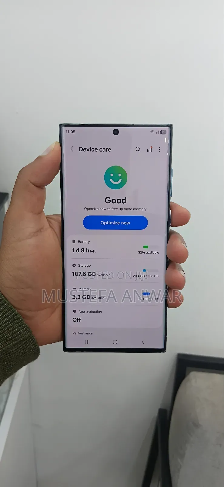 New Samsung Galaxy S22 Ultra 5G 128 GB Green