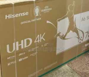 ♧◇Hisence 75" A6 Series Uhd Tv New 2024 "10year Warranty