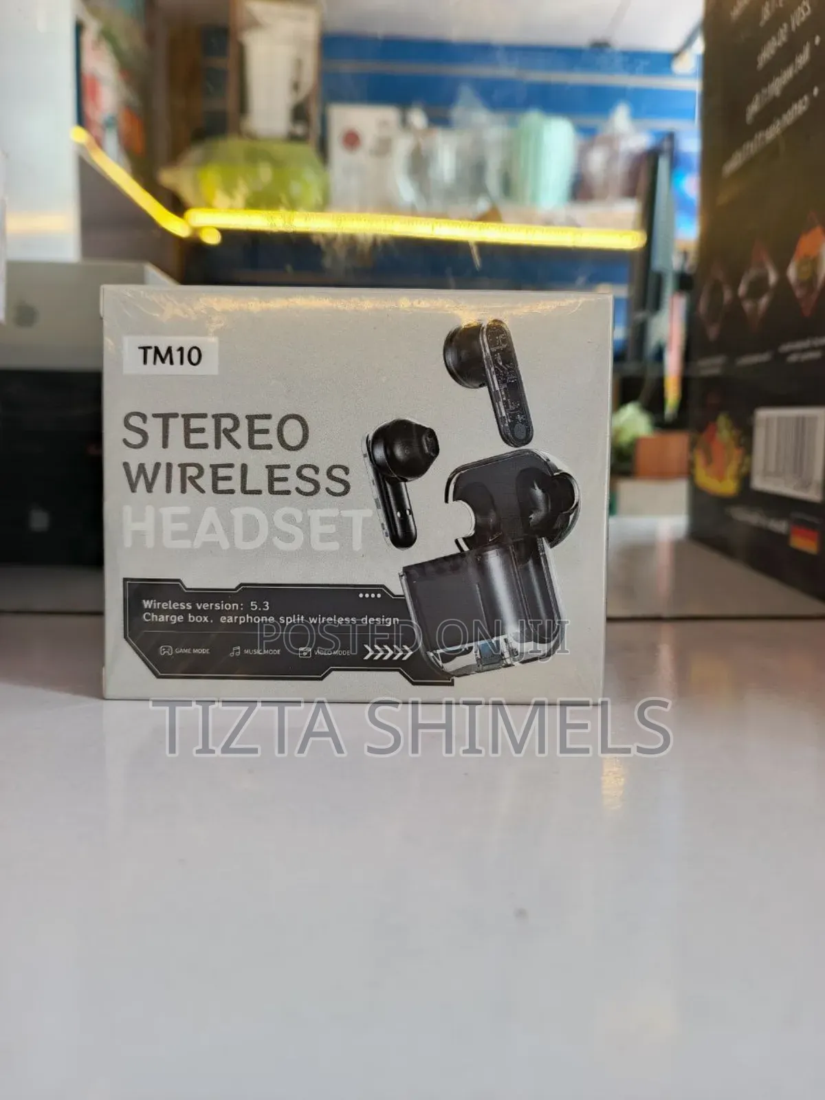 Tm10 Stereo Wireless Headset.